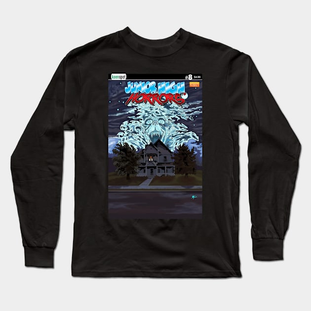 Junior High Horrors 8 Fright Night parody Long Sleeve T-Shirt by Eric L Kent